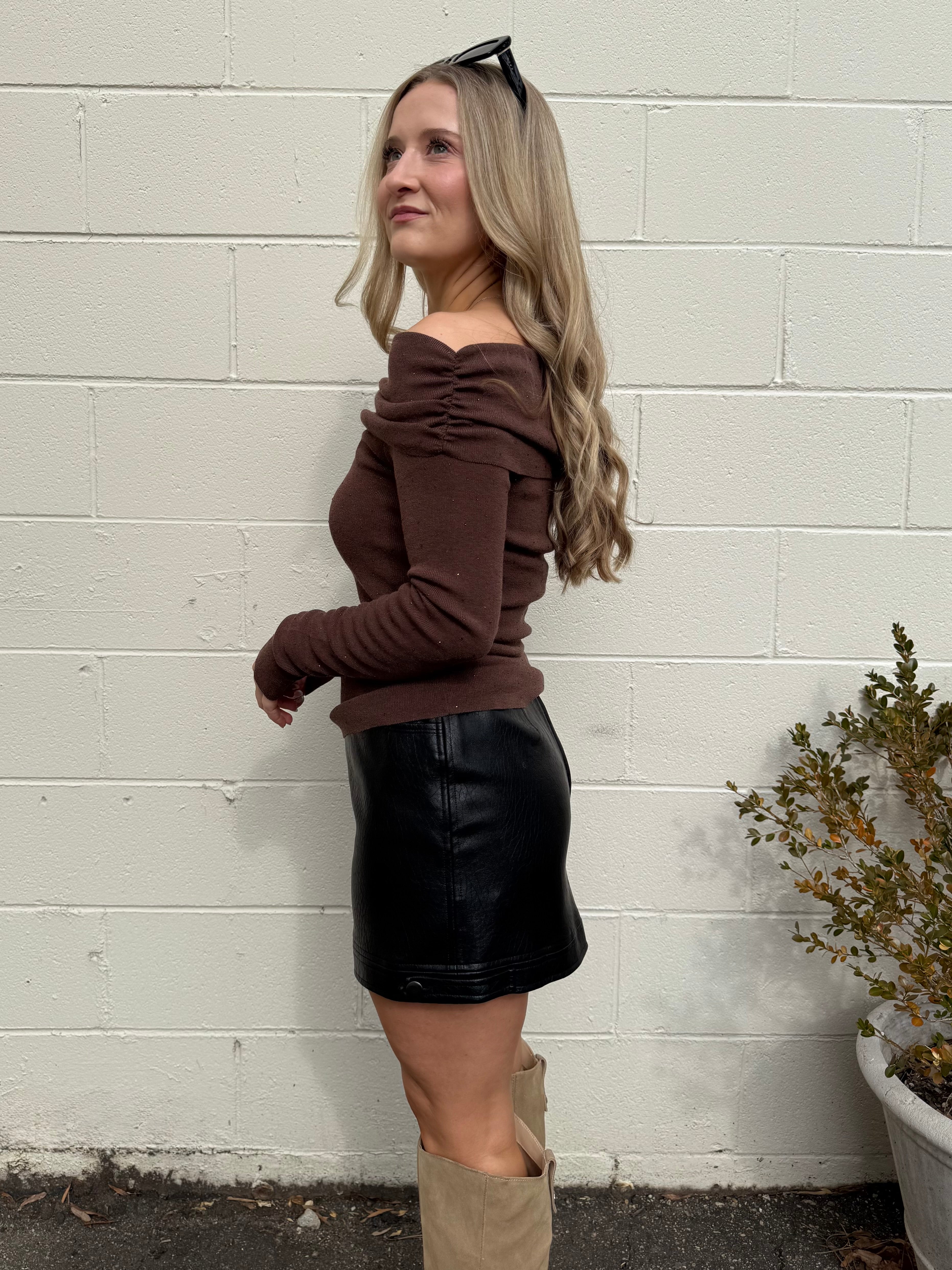 ASTR The Label | Kylin Off Shoulder Sweater | Sweetest Stitch