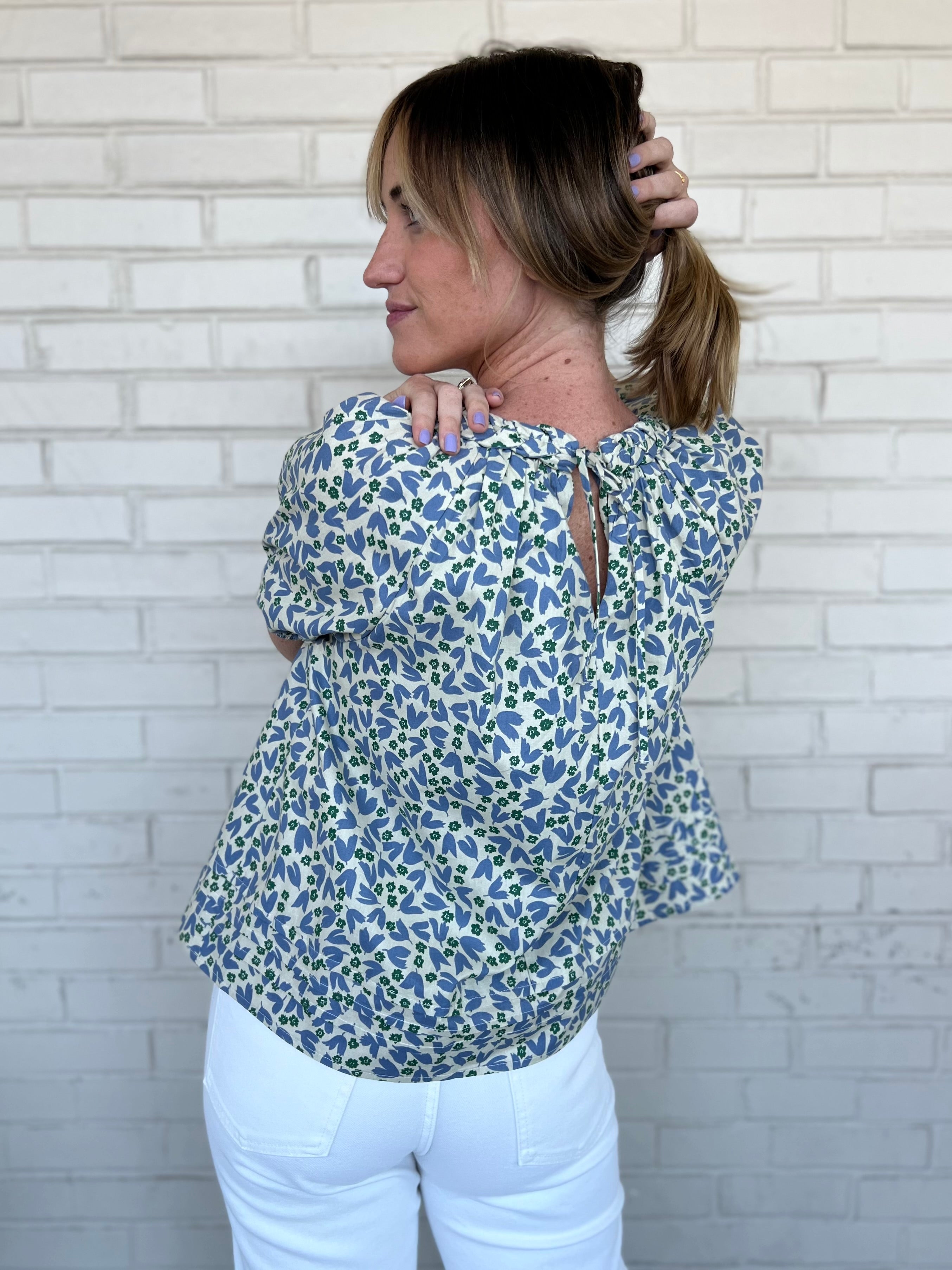 Strut & Bolt | Blue Sunny Days Blouse | Sweetest Stitch