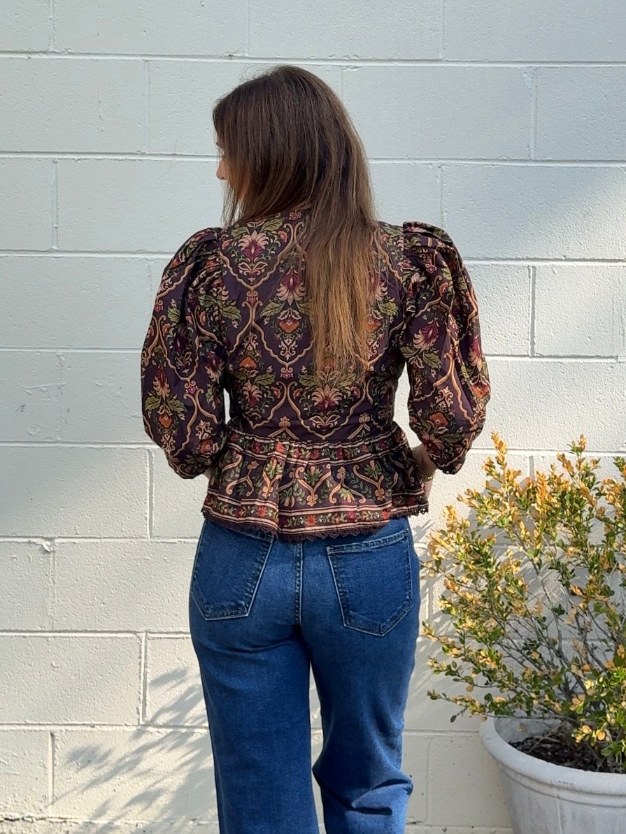 Olivaceous | Eloise Floral Blouse | Sweetest Stitch Boutique Richmond