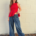 Aaron & Amber | Ezra Balloon Leg Jeans | Sweetest Stitch Boutique