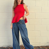 Aaron & Amber | Ezra Balloon Leg Jeans | Sweetest Stitch Boutique