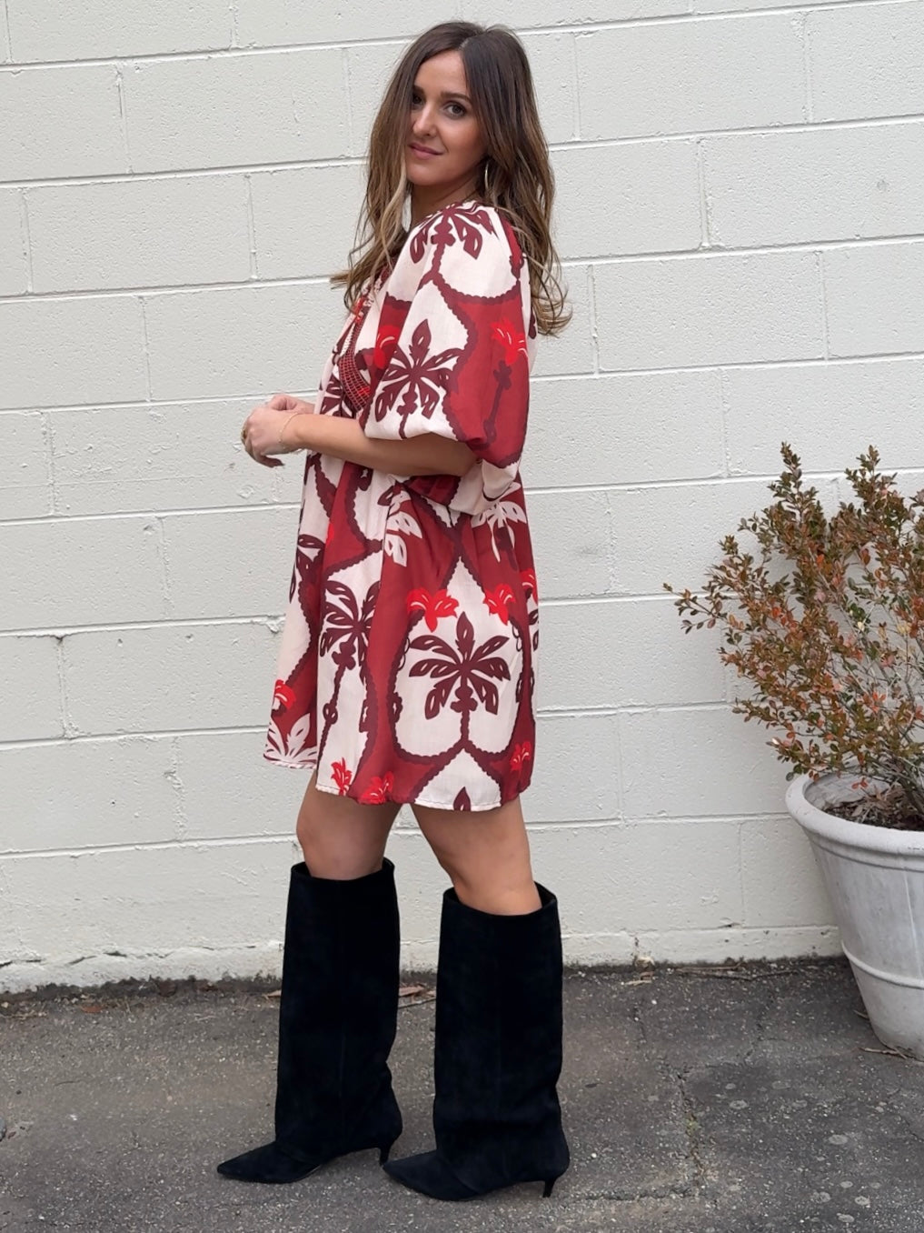 Strut & Bolt | Camille Puff Sleeve Shift Dress | Sweetest Stitch