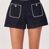 ASTR The Label | Bobbie Patch Pocket Denim Shorts | Sweetest Stitch