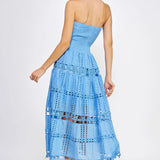 Strut & Bolt | Gloria Eyelet Lace Midi Dress | Sweetest Stitch Boutique