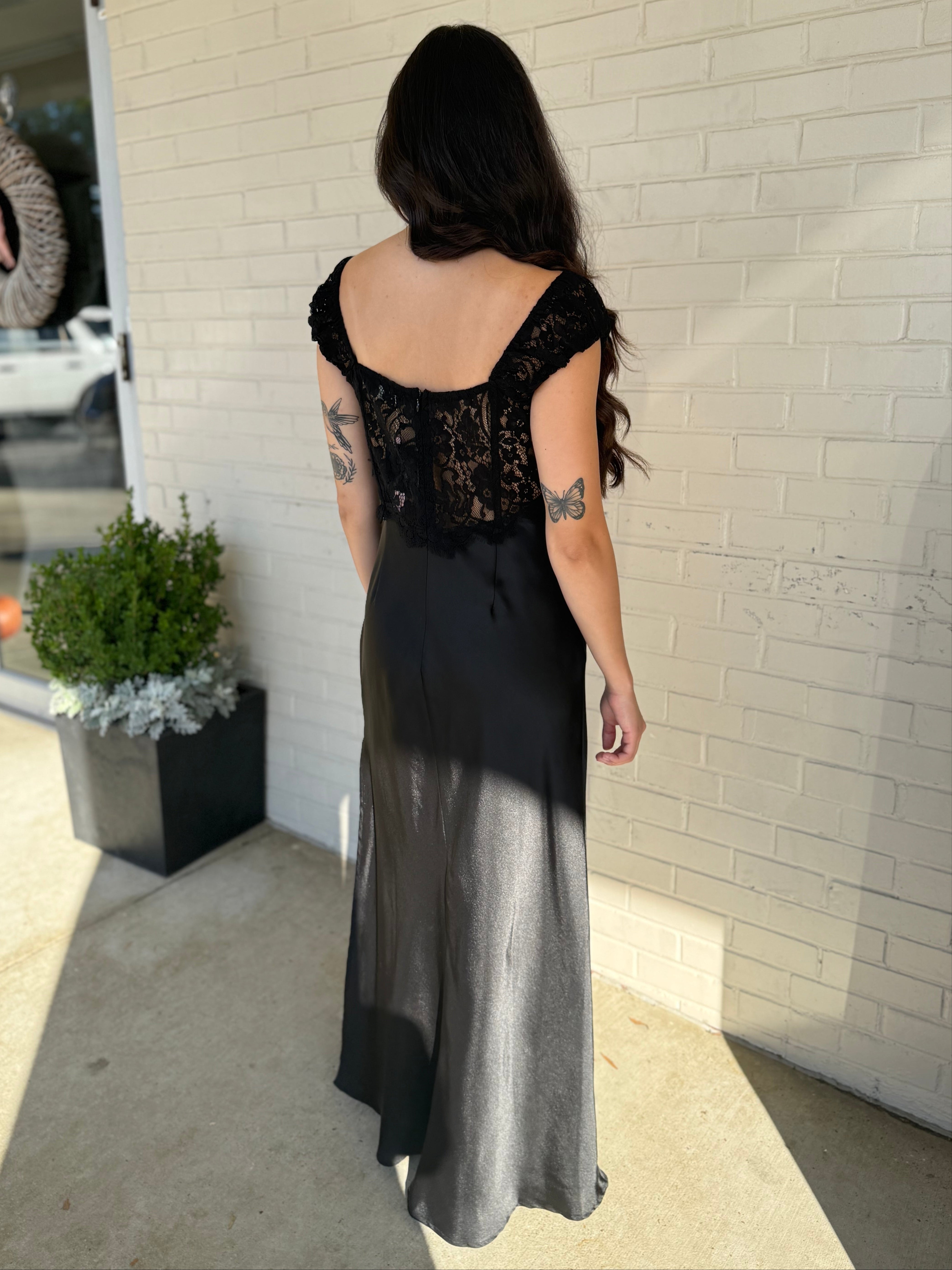 Dress Forum | Sutton Satin Lace Maxi Dress | Sweetest Stitch Boutique
