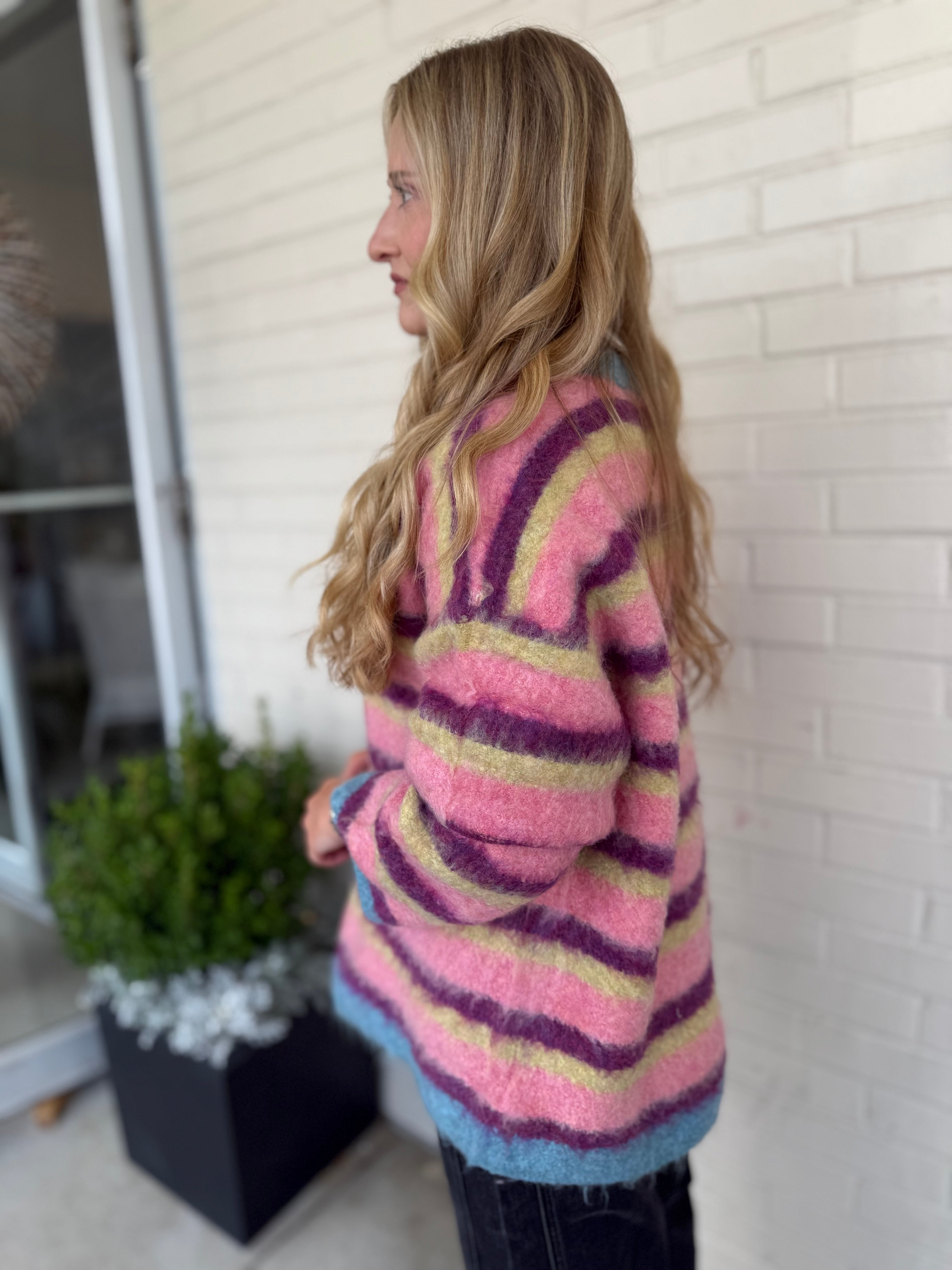 Miou Muse | Nova Striped Sweater | Sweetest Stitch Boutique