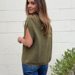THML | Sage Mock Neck Sweater | Sweetest Stitch Boutique Richmond