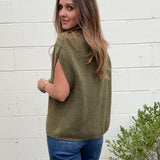 THML | Sage Mock Neck Sweater | Sweetest Stitch Boutique Richmond