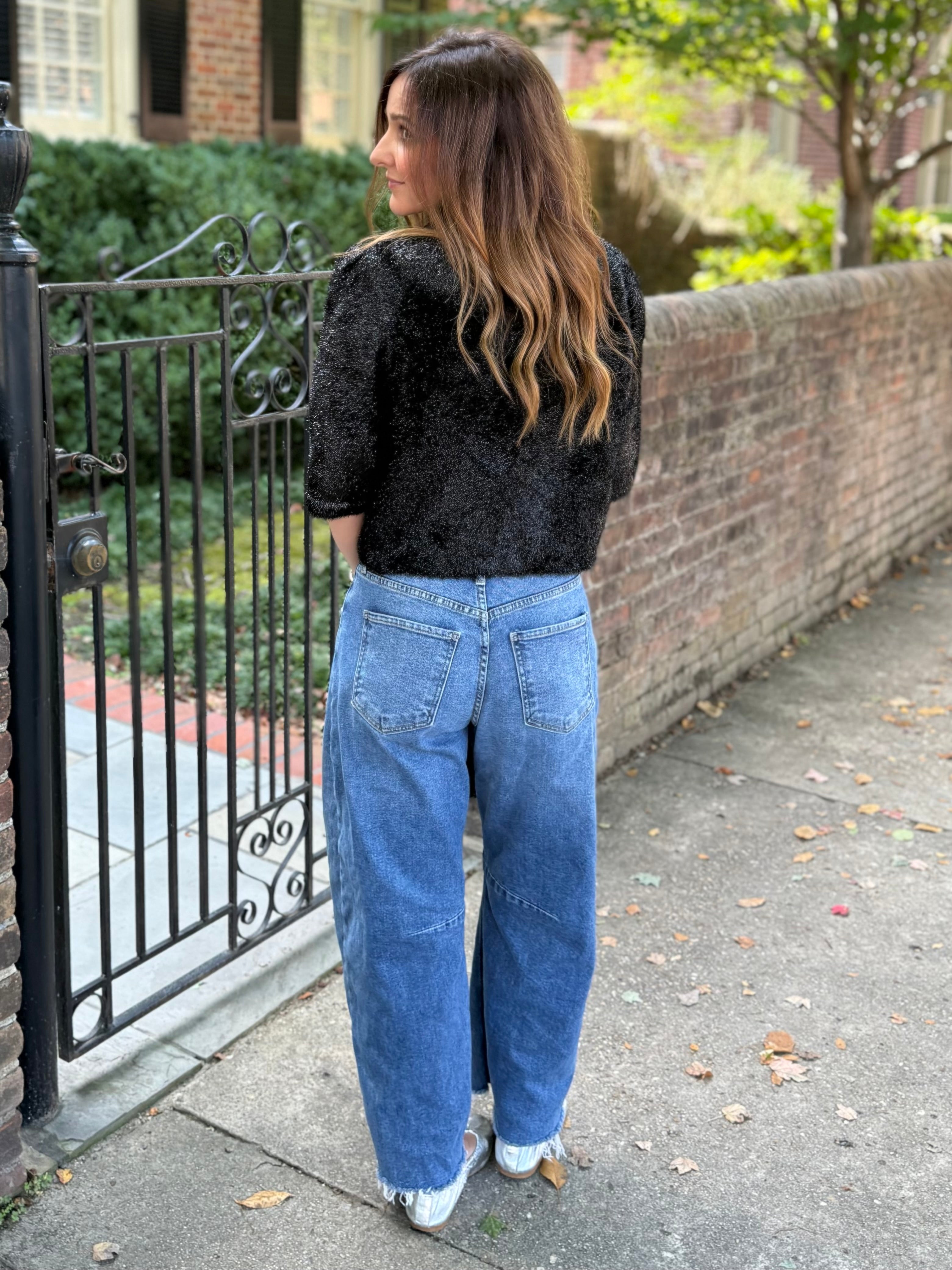 Current Air | Paige Short Sleeve Sweater | Sweetest Stitch Boutique