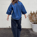 THML | Salem Button Front Denim Top | Sweetest Stitch Boutique