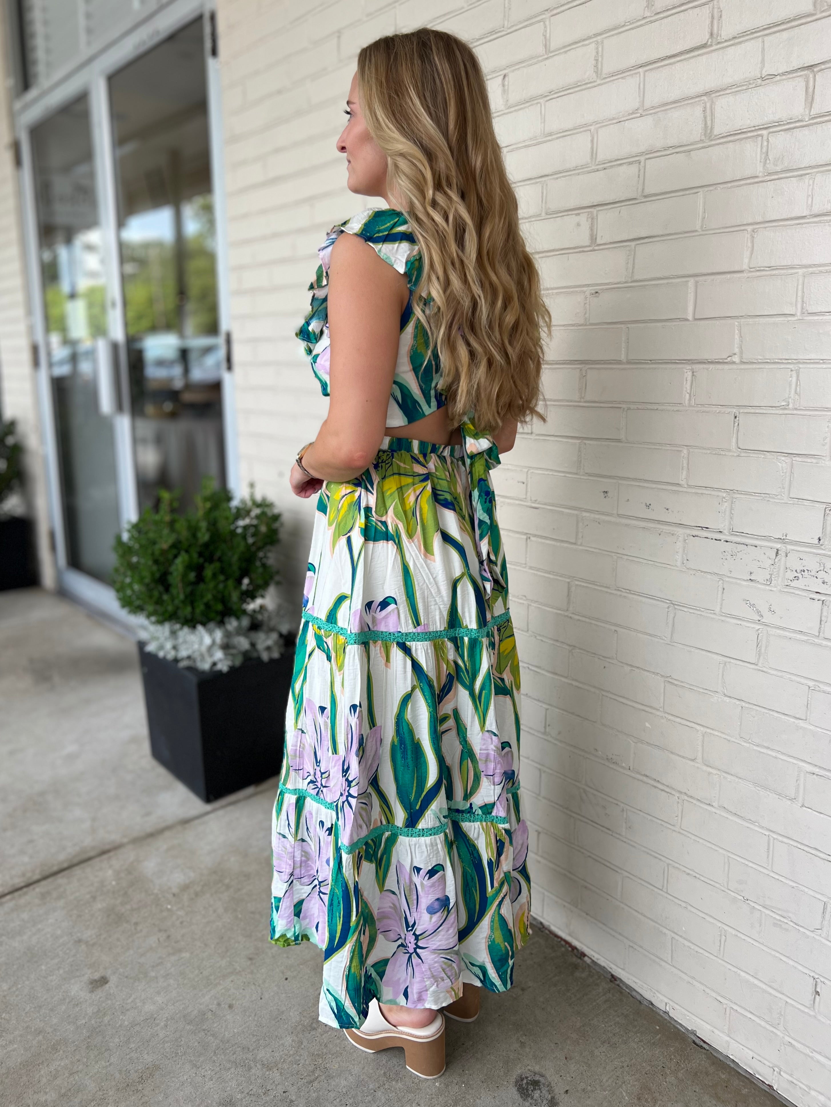 Fore | Skylar Floral Midi Dress | Sweetest Stitch Boutique Richmond