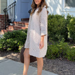 Entro | Ella Striped Mini Dress | Sweetest Stitch Boutique Richmond