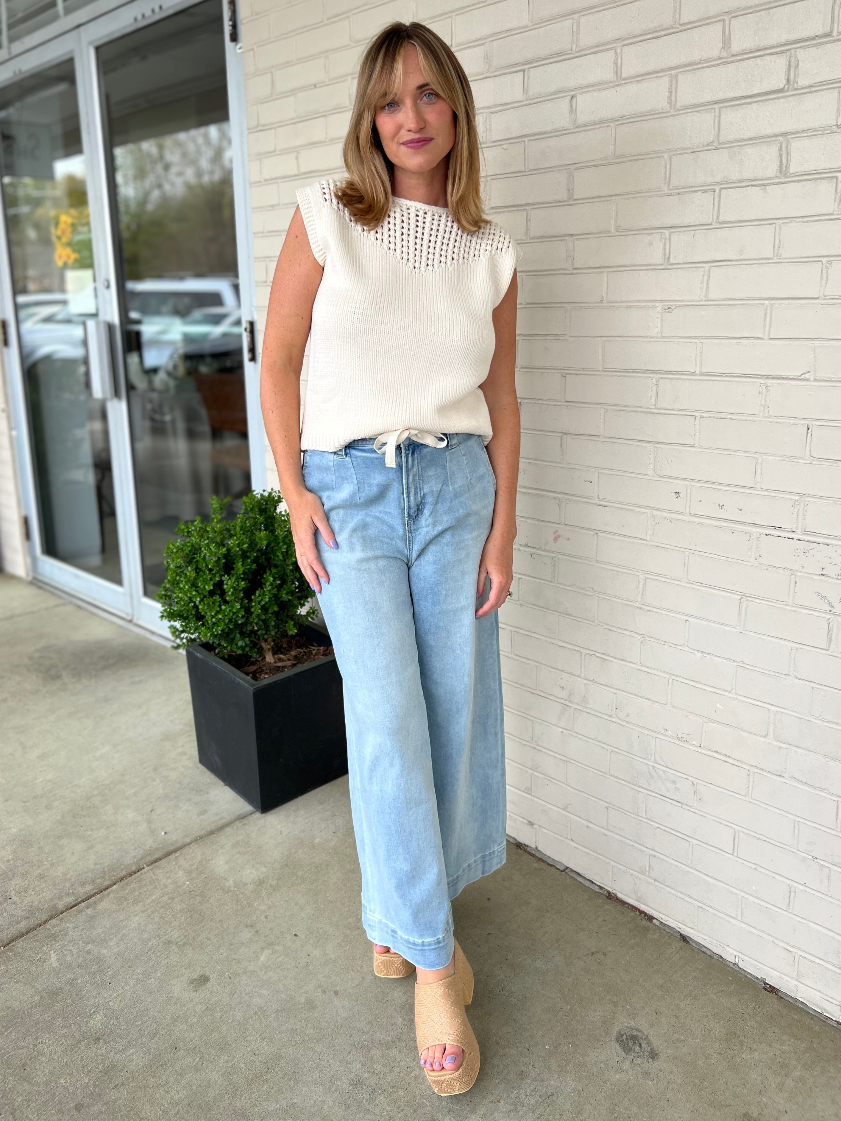 Miou Muse | Lainey Wide Leg Pants | Sweetest Stitch Boutique
