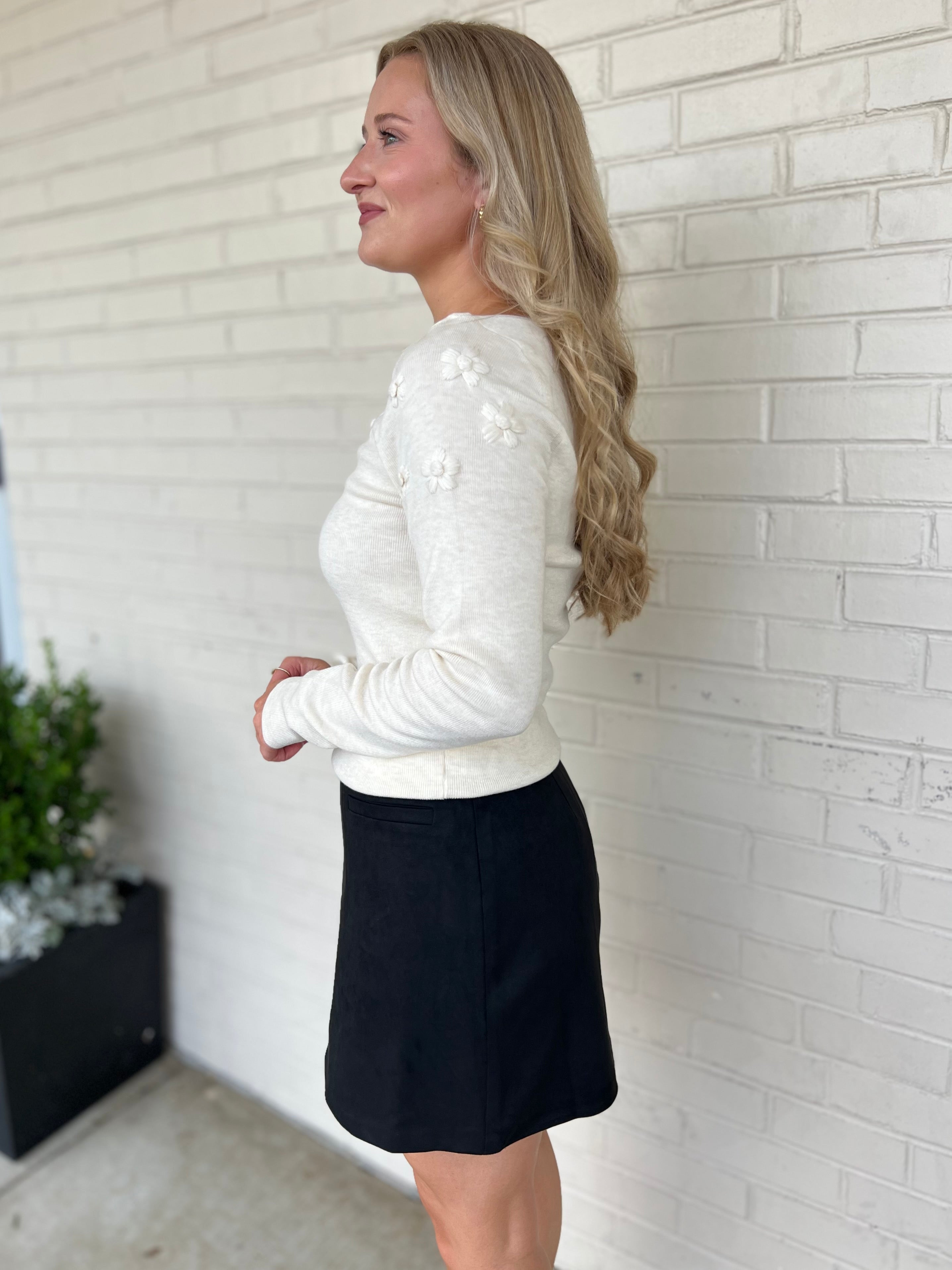 ASTR the Label | Bluma Knit Floral Sweater | Sweetest Stitch