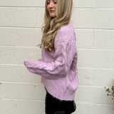 ASTR The Label | Violetta Cable Knit Sweater | Sweetest Stitch