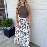 Aureum | Poppy Floral Maxi Skirt | Sweetest Stitch Boutique