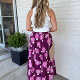 Entro | Wren Floral Midi Skirt | Sweetest Stitch Boutique Richmond