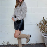 Z Supply | Allegra Faux Leather Mini Skirt | Sweetest Stitch Boutique