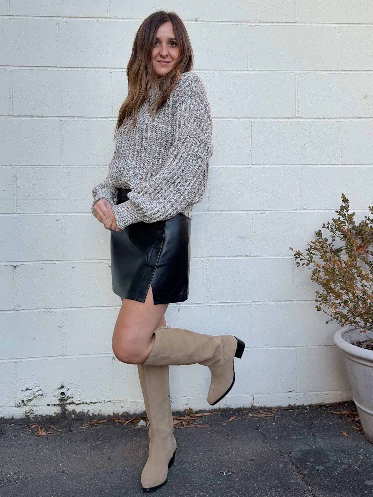 Z Supply | Allegra Faux Leather Mini Skirt | Sweetest Stitch Boutique