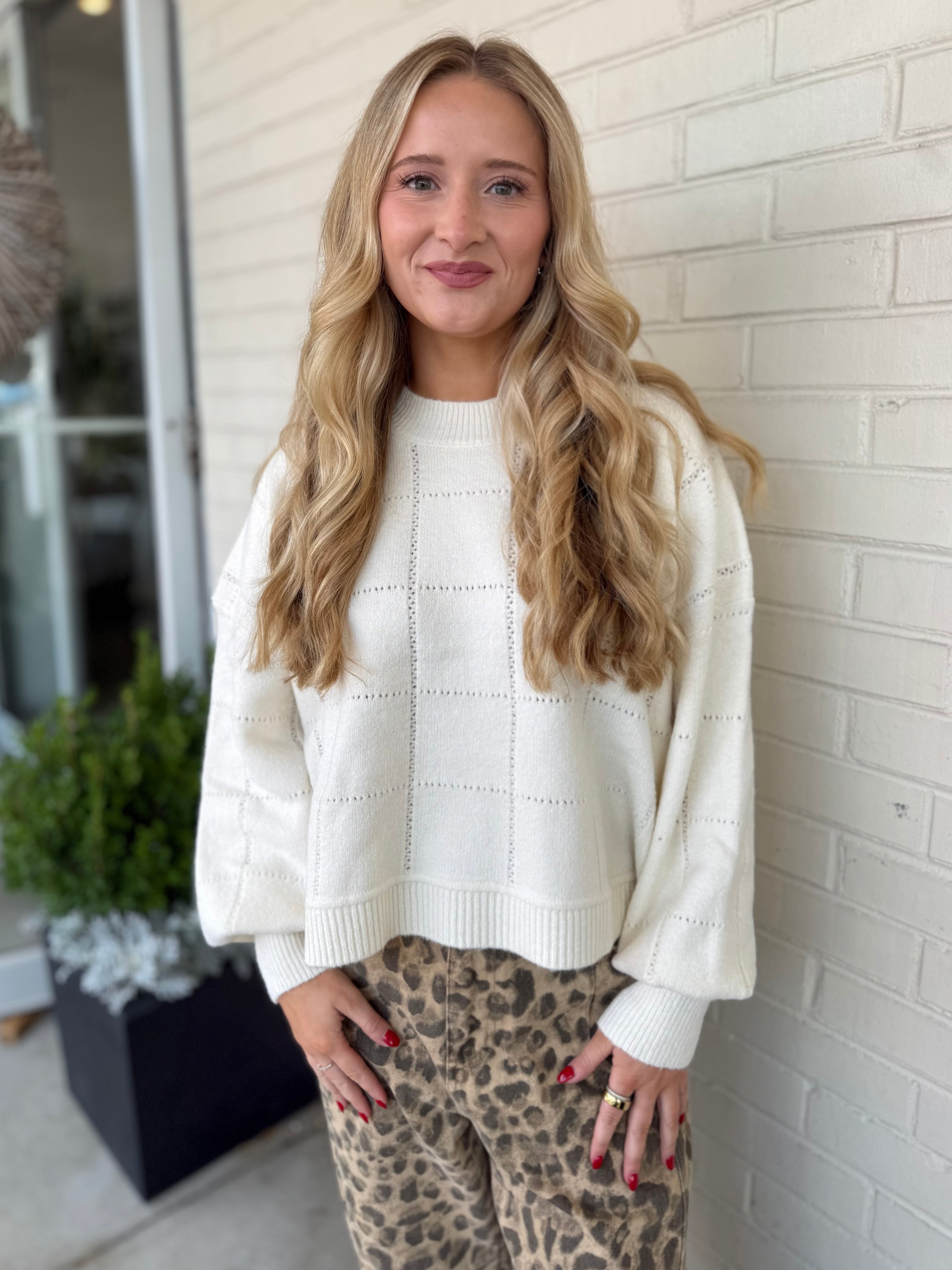 Grade & Gather | Michelle Knit Sweater | Sweetest Stitch Boutique