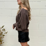 ASTR The Label | Kareen Faux Leather Mini Skirt | Sweetest Stitch