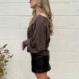 ASTR The Label | Kareen Faux Leather Mini Skirt | Sweetest Stitch