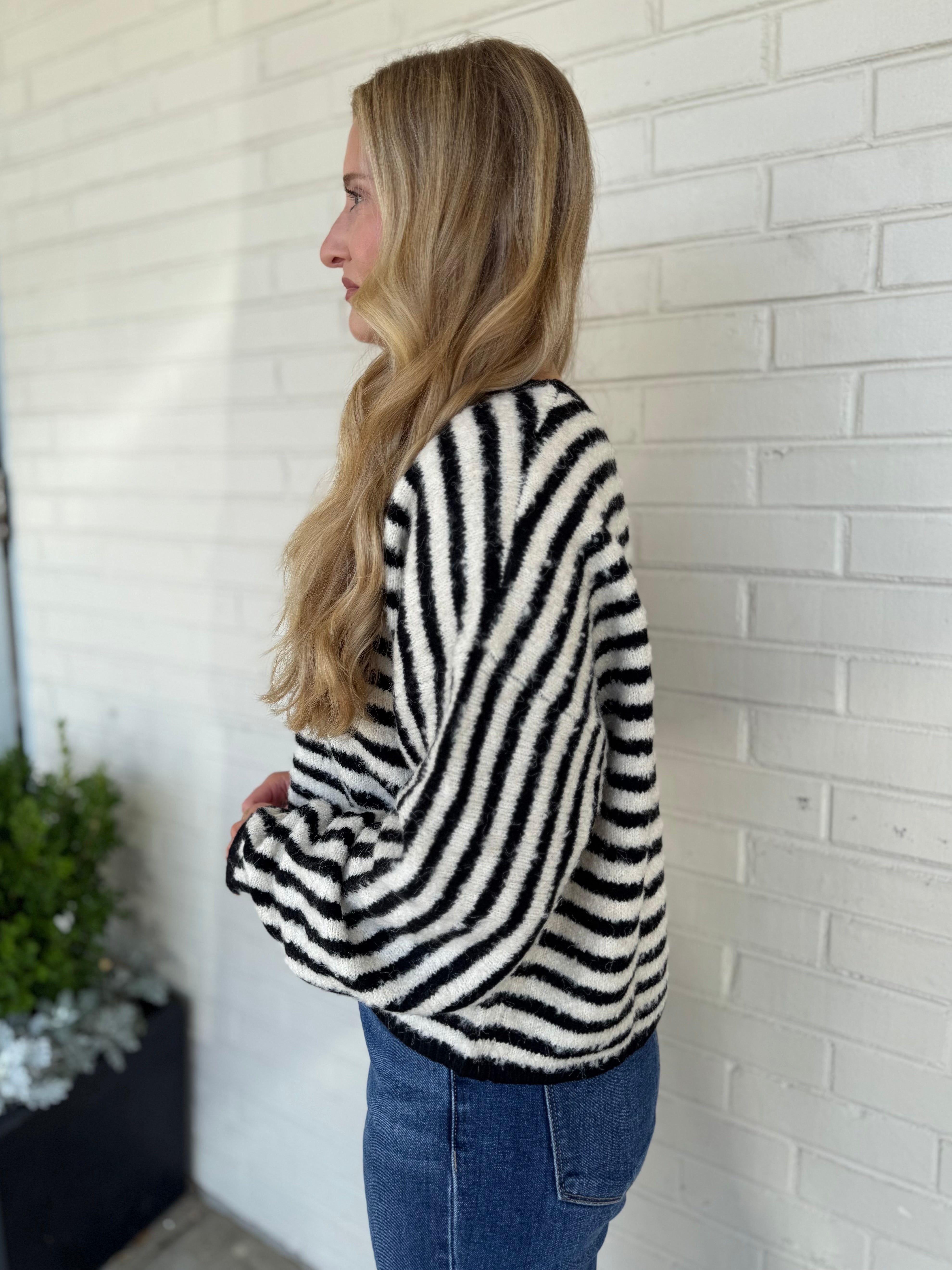 Grade & Gather | Shannon Striped Sweater | Sweetest Stitch Boutique