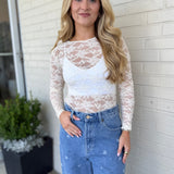 Miou Muse | Colleen Sheer Lace Top | Sweetest Stitch Boutique