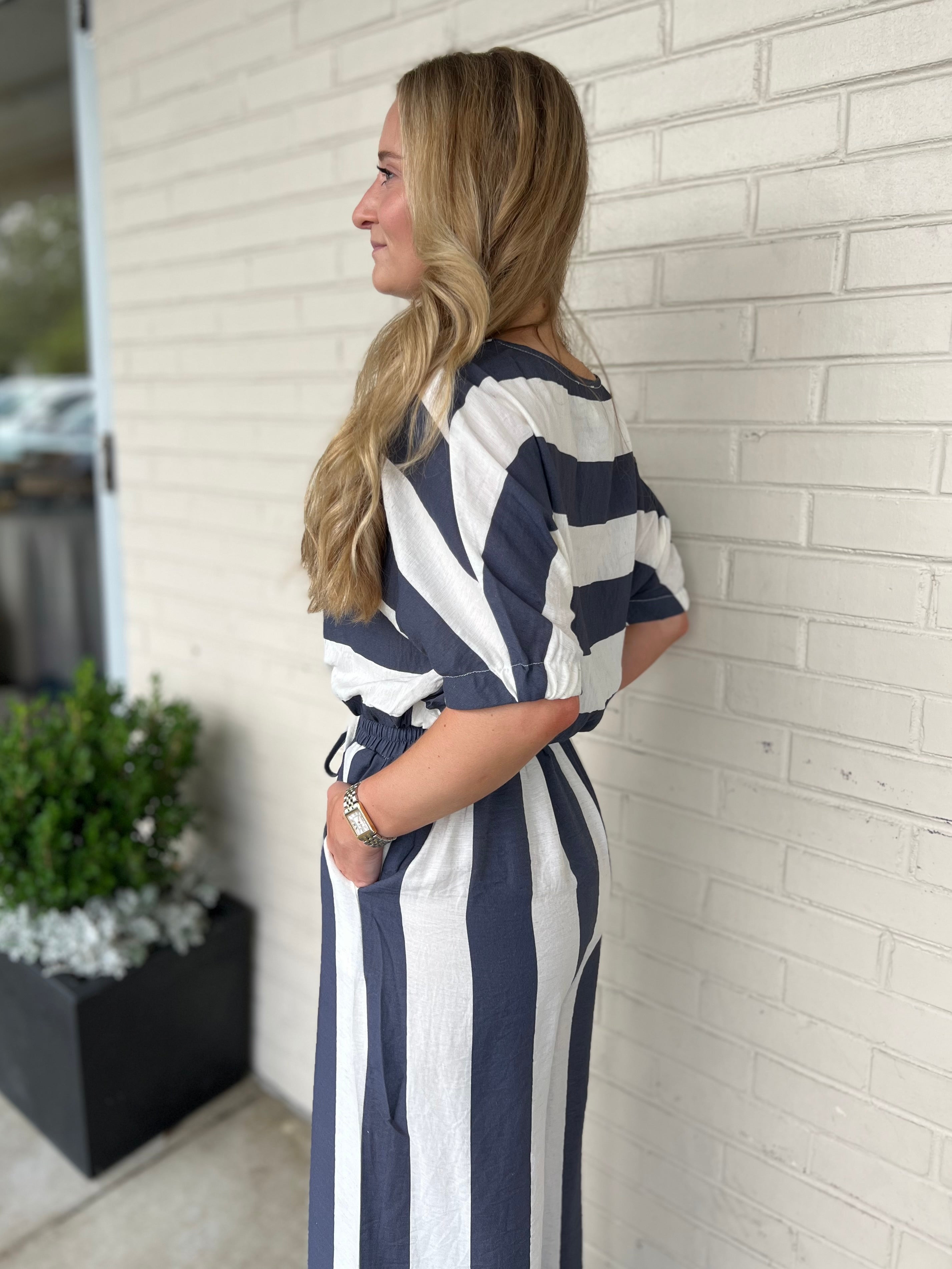 Miou Muse | Noelle Striped Top | Sweetest Stitch Boutique Richmond