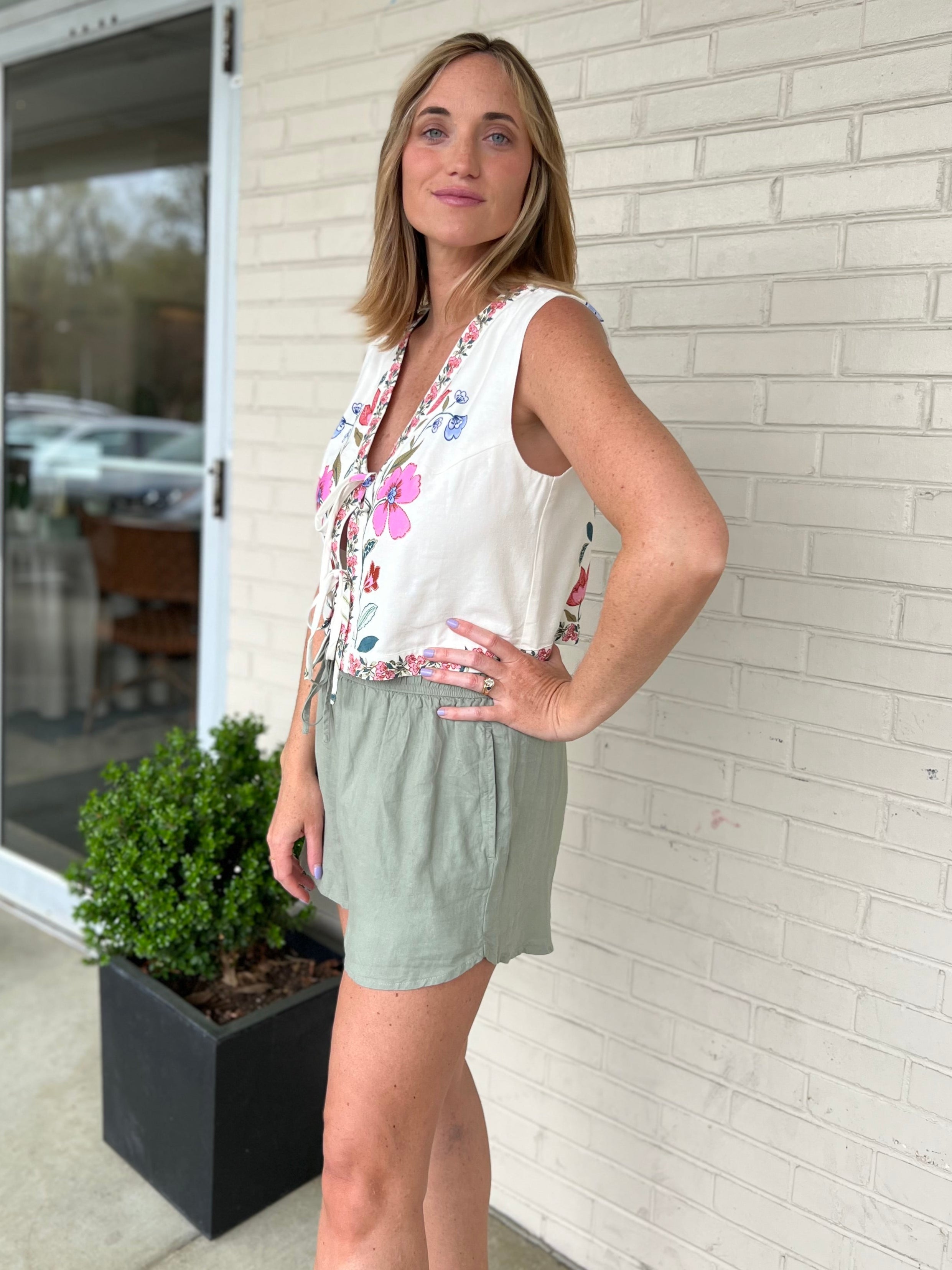 Lalavon | Clara Floral Vest | Sweetest Stitch Boutique