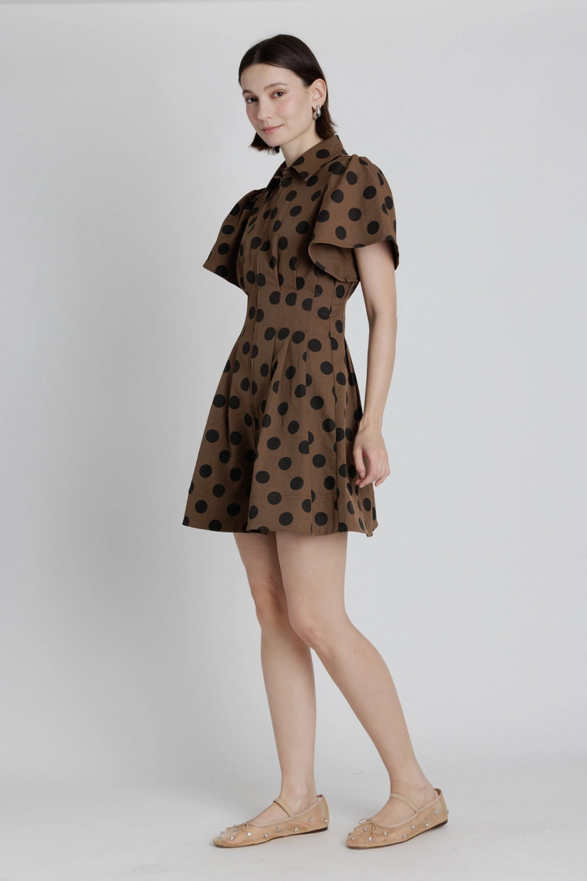 Aureum | Harper Polka Dot Mini Dress | Sweetest Stitch Boutique RVA