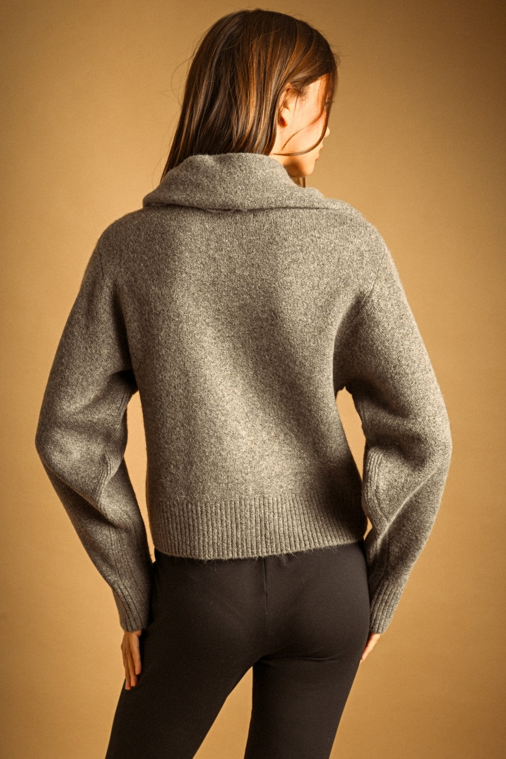 Miou Muse | Catherine Button Front Shawl Sweater | Sweetest Stitch
