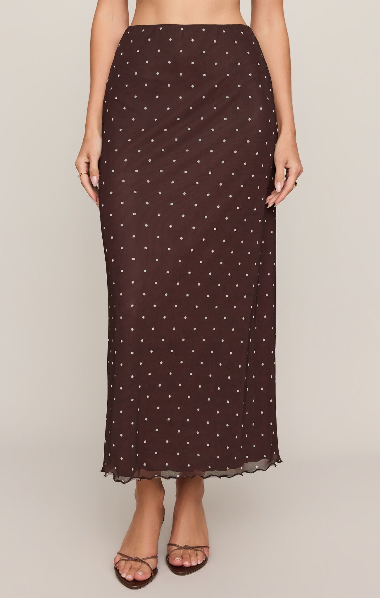 Z Supply | Eda Polka Dot Midi Skirt | Sweetest Stitch Boutique RVA