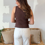 Mod Ref | Shelby Knit Button Front Sleeveless Top | Sweetest Stitch