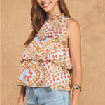 Strut & Bolt | Amy Sleeveless Tiered Top | Sweetest Stitch Boutique