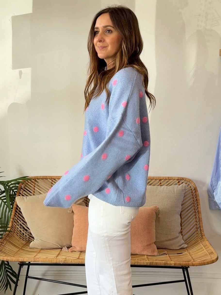 Le Lis | Kerri Polka Dot Cardigan | Sweetest Stitch Boutique Richmond