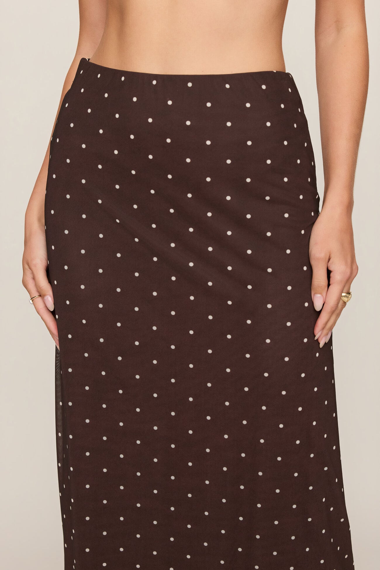 Z Supply | Eda Polka Dot Midi Skirt | Sweetest Stitch Boutique RVA