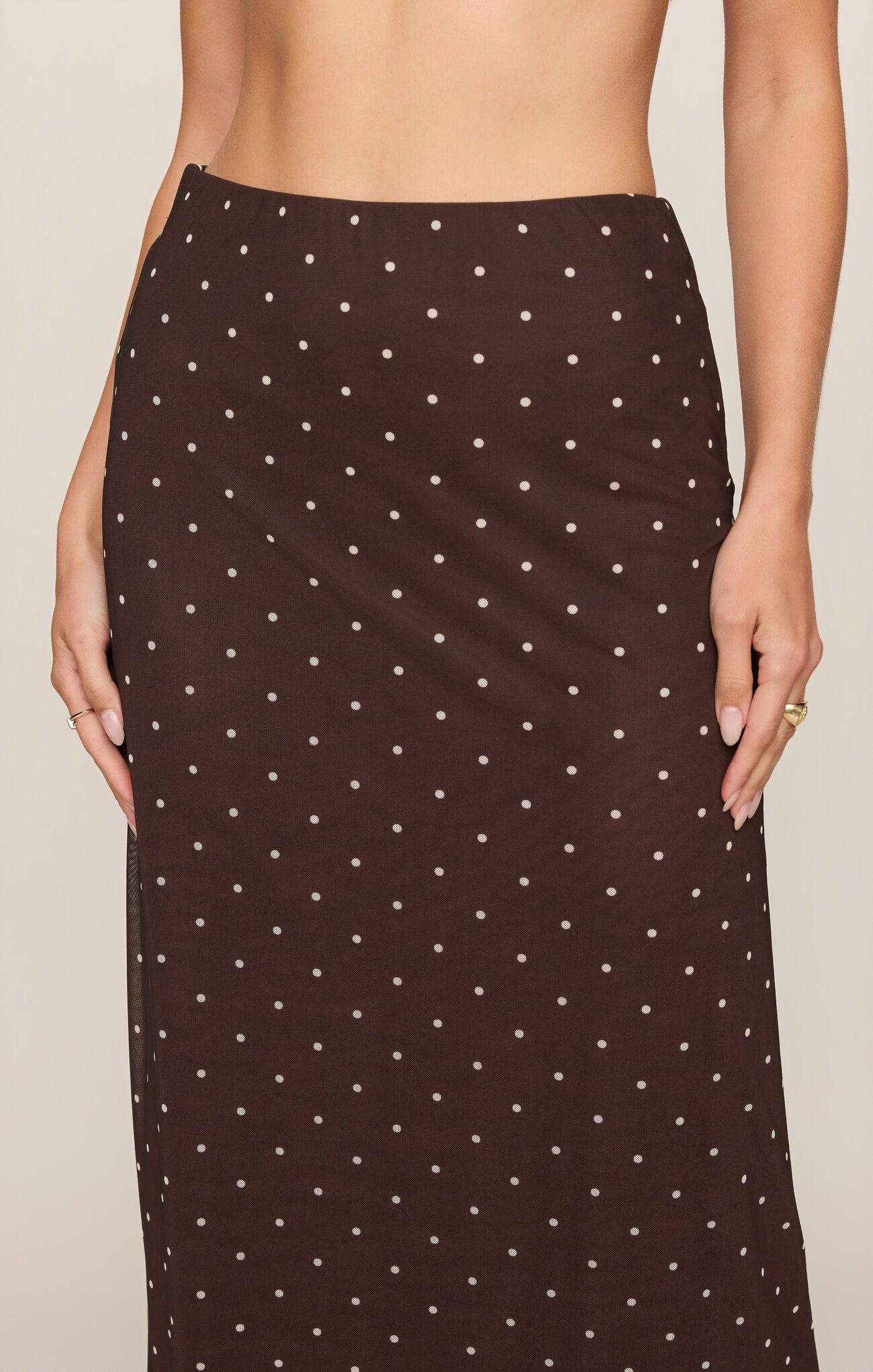 Z Supply | Eda Polka Dot Midi Skirt | Sweetest Stitch Boutique RVA