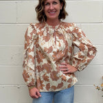 Olivaceous | Isabel Floral Top | Sweetest Stitch Boutique Richmond VA