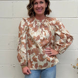 Olivaceous | Isabel Floral Top | Sweetest Stitch Boutique Richmond VA