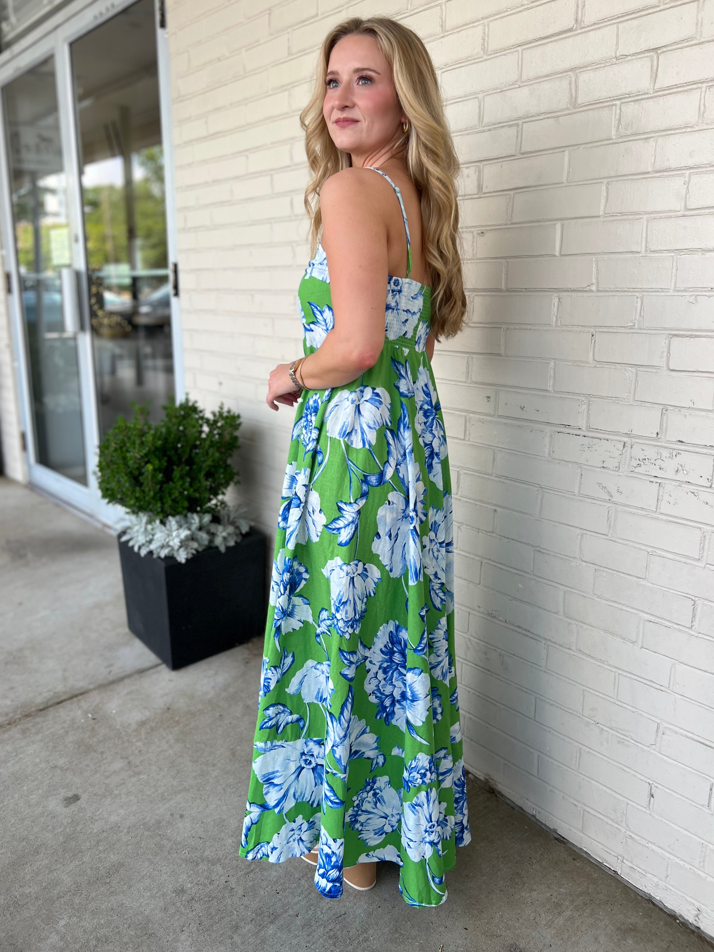 Olivaceous | Bianca Floral Maxi Dress | Sweetest Stitch Boutique 