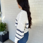 Miou Muse | Evelynn Bubble Knit Striped Sweater | Sweetest Stitch