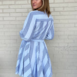 THML| New Season Striped Mini Dress | Sweetest Stitch