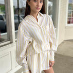 By Together | Salvador Striped Button Down Shirt | Sweetest Stitch