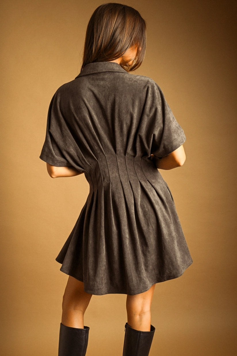Miou Muse | Brooke Pleated Mini Dress | Sweetest Stitch Boutique RVA