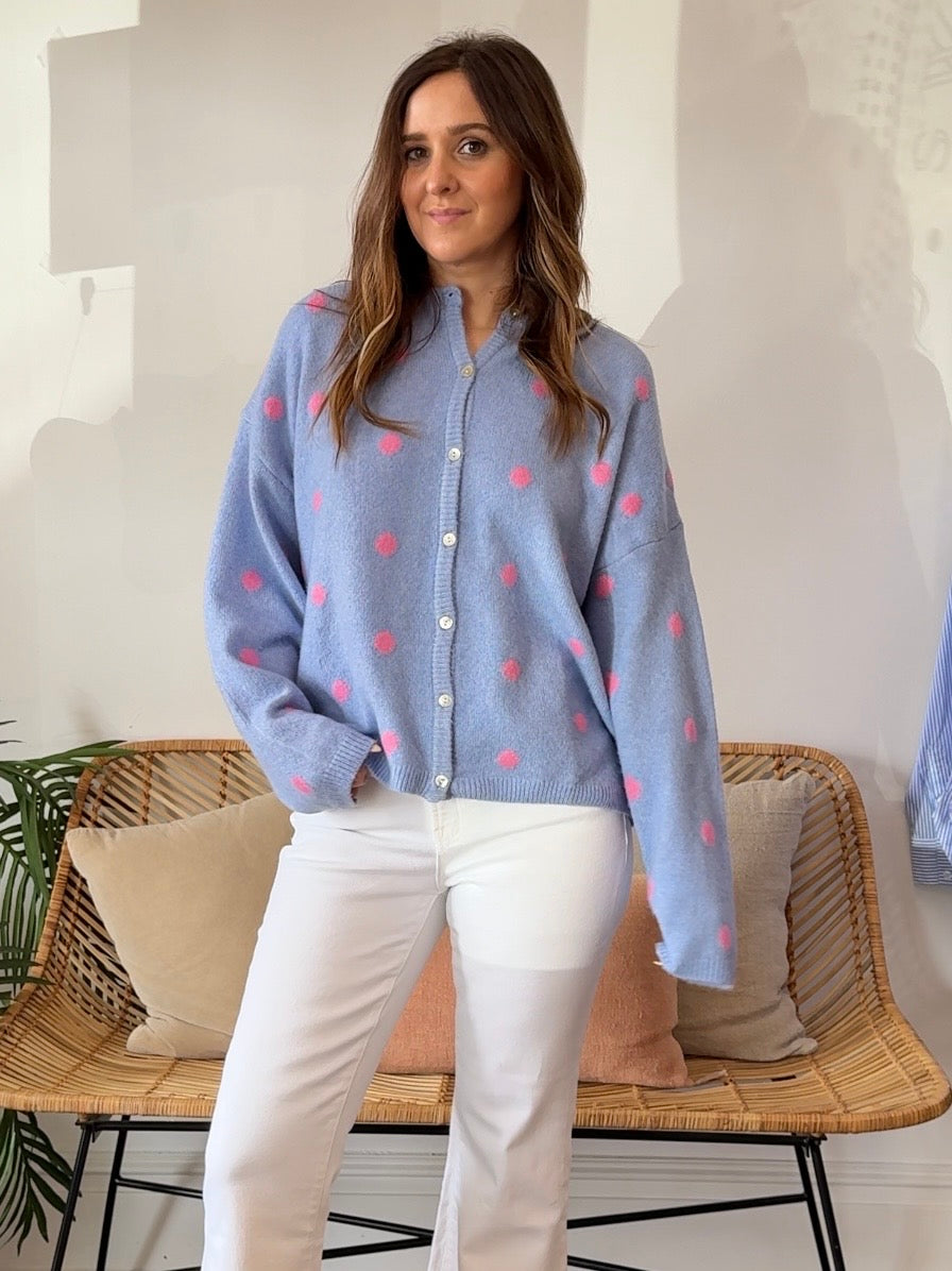 Le Lis | Kerri Polka Dot Cardigan | Sweetest Stitch Boutique Richmond