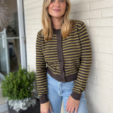 Grade & Gather | Evangeline Striped Cardigan | Sweetest Stitch