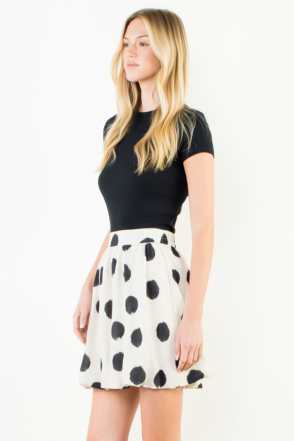 THML | Molly Polka Dot Mini Skirt | Sweetest Stitch Boutique Richmond
