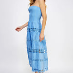 Strut & Bolt | Gloria Eyelet Lace Midi Dress | Sweetest Stitch Boutique
