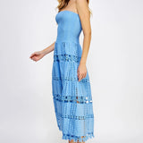 Strut & Bolt | Gloria Eyelet Lace Midi Dress | Sweetest Stitch Boutique